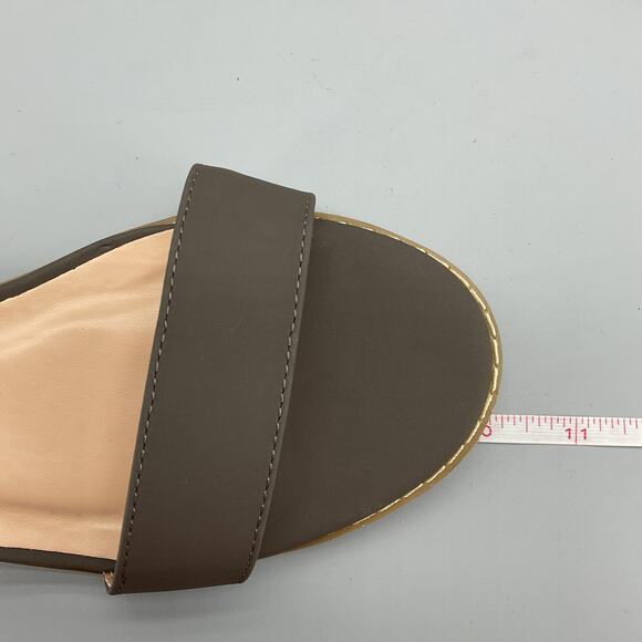 NEW Journee Collection Women’s Percy Open Toe Heeled Sandals Dark Gray Size 9 - Picture 7 of 10